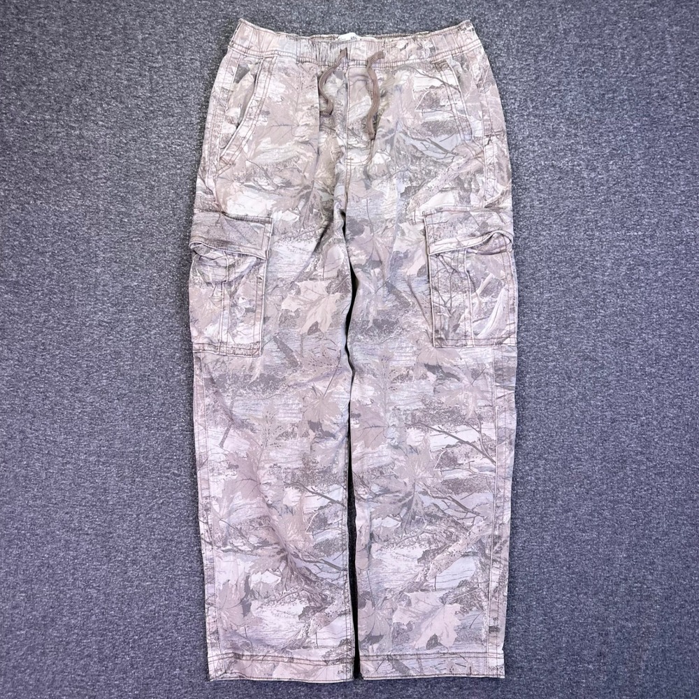 Hollister Cargo Pants Mens S Camo Baggy Casual Utility Trousers Skater Y2K 30x27
